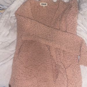 womens light pink Cardigan